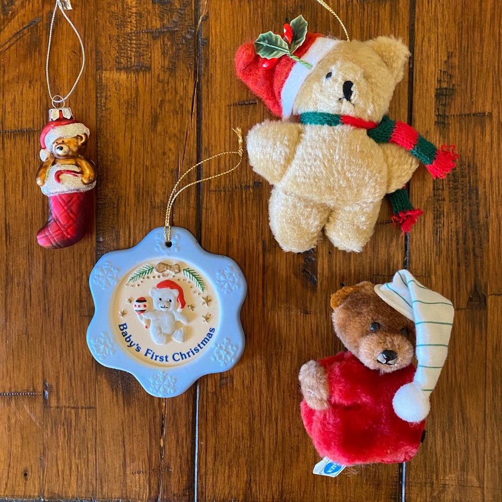 Vintage Lot of Christmas Ornaments from the 80’s